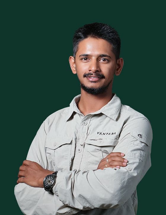 Mr. Chethan K V - Animal Care Team at Vantara