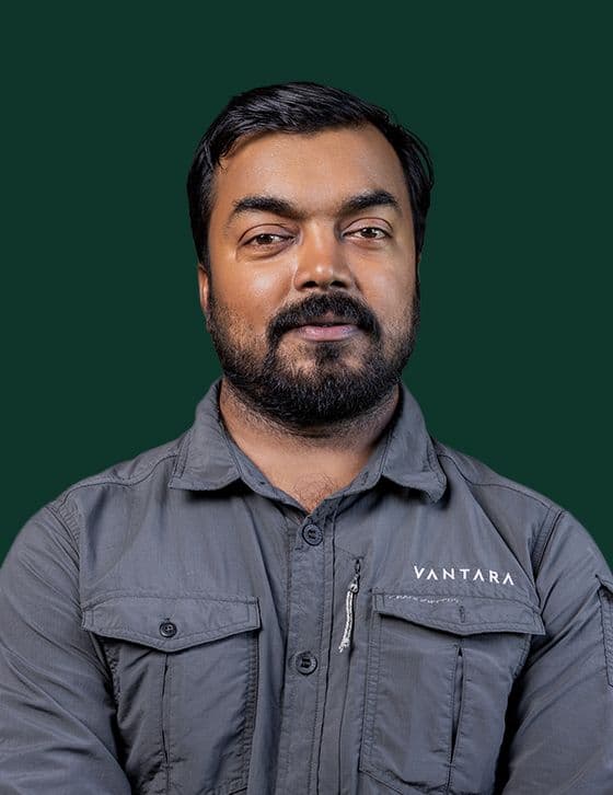 Mr. Mavish Kumar - Animal Care Team at Vantara